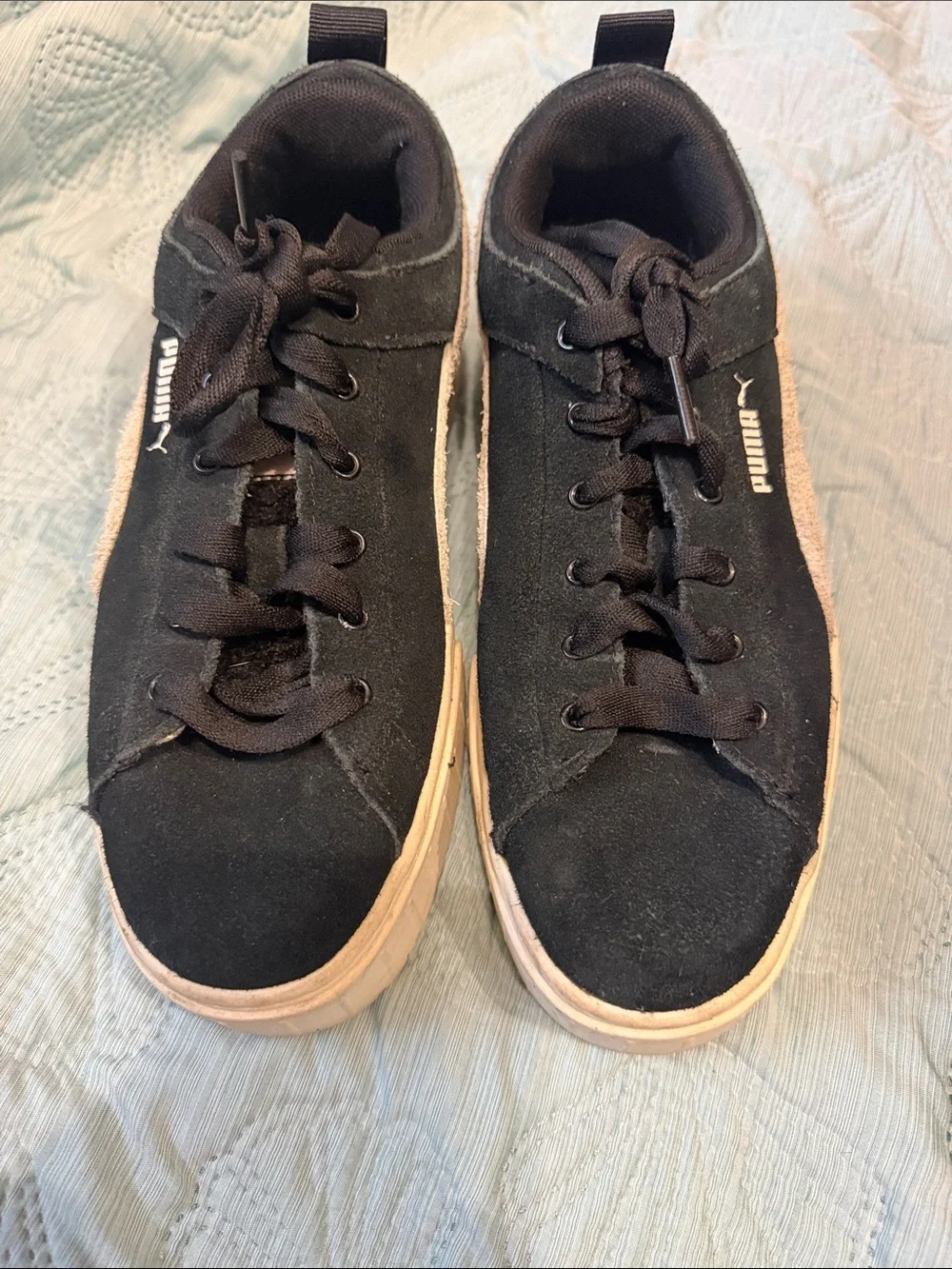 Puma Mayze Teddy Sneakers sz 7